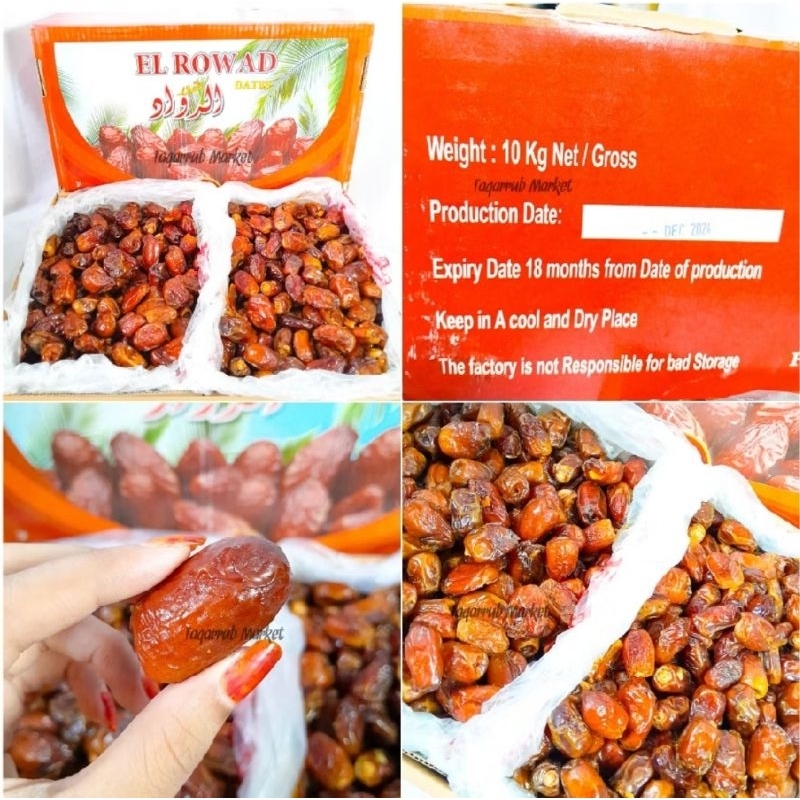 

*Kurma EL ROWAD Kurma Mesir 10kg EXP april 2026 kurma murah 10kg exp april/2026
