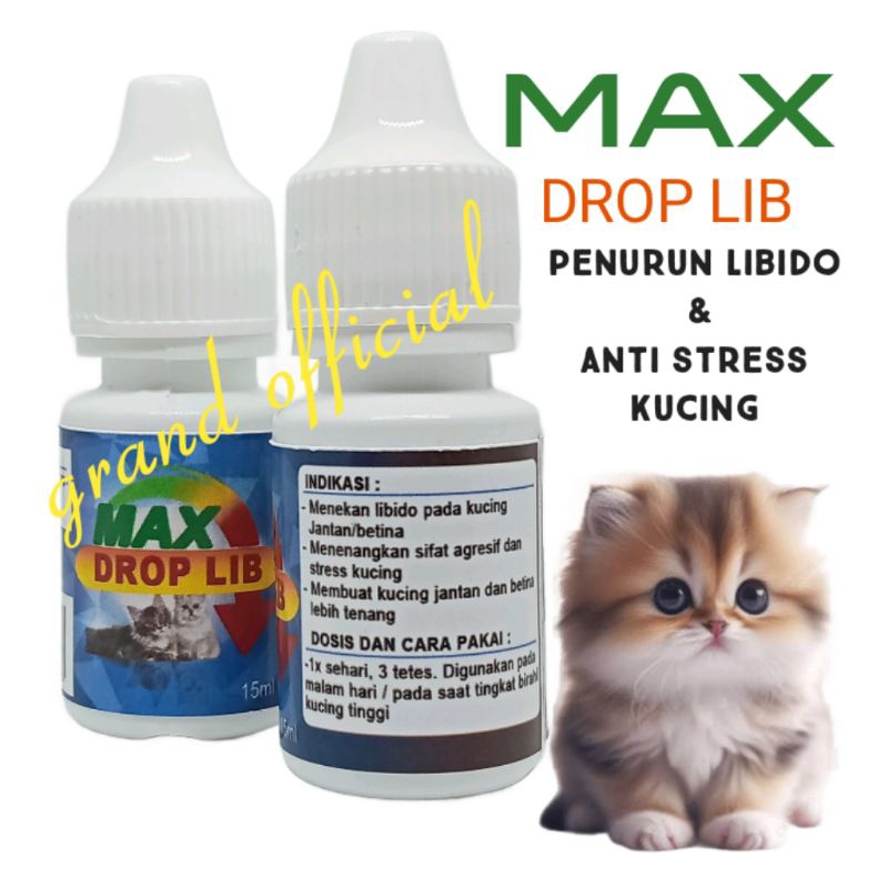 MAX DROP LIB / DOWN LIB Penurun birahi libido kucing