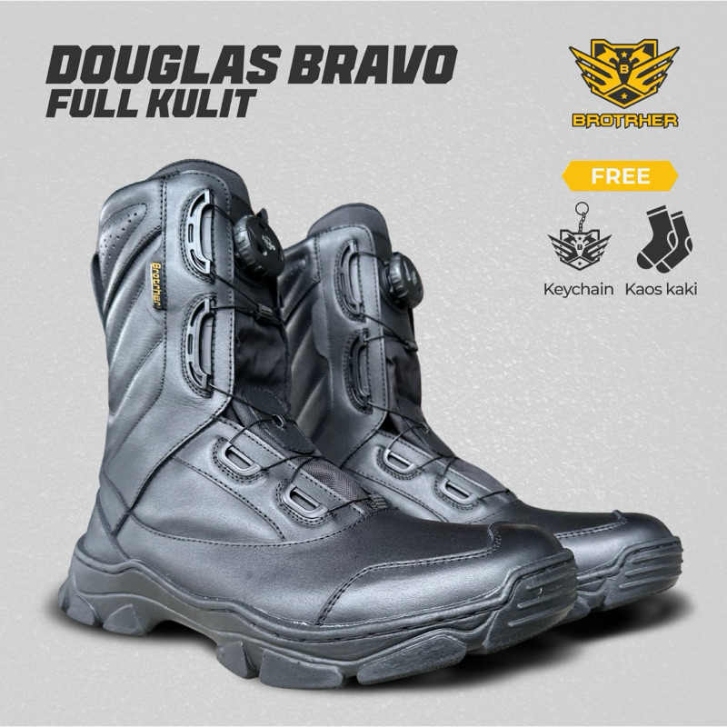BROTRHER Douglas Full Kulit Sepatu Pdl Tali Putar