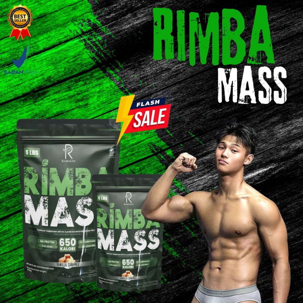 Rimba Mass Gainer Susu Bulking Tinggi Protein Penambah Berat Badan Dan Massa Otot