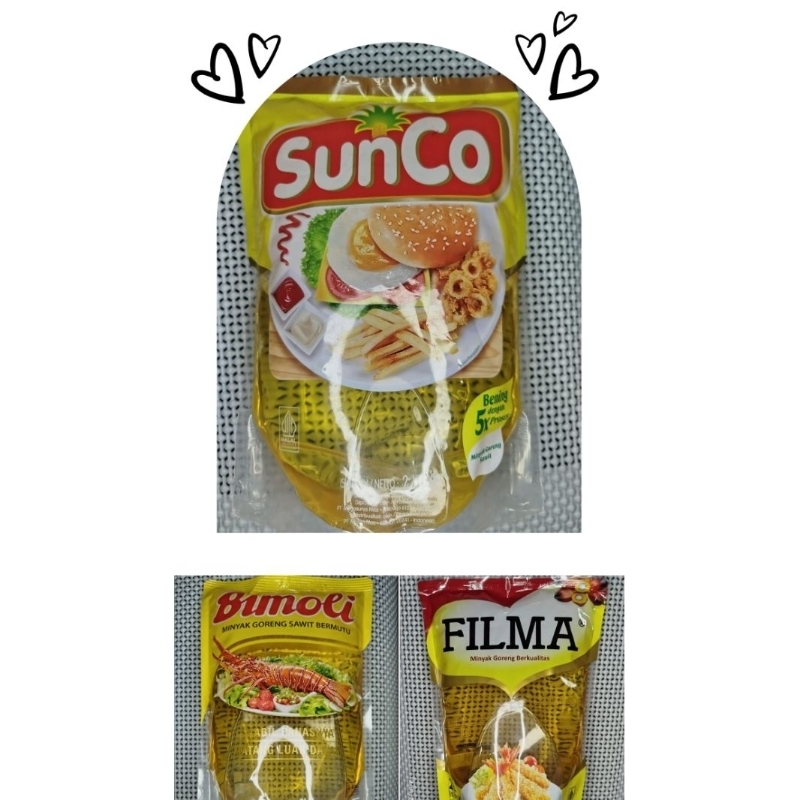 

SUNCO FILMA BIMOLI Minyak Goreng 2L Pouch Refill Bening Murah Meriah Jatim