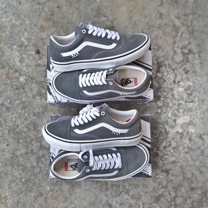 Vans Skate Old Skool Pewter/White