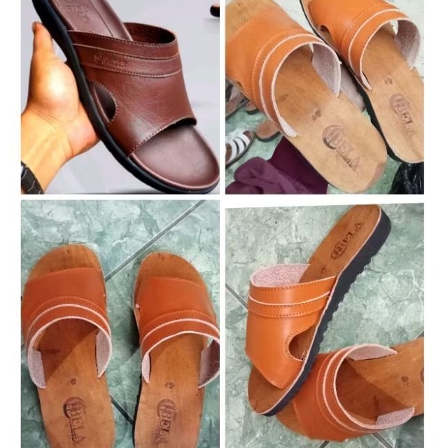 Sandal bapak / Sandal Pria / Sandal Kulit/ Sandal Acara / Sandal Hari/ Sandal Resmi / Sandal Selop /