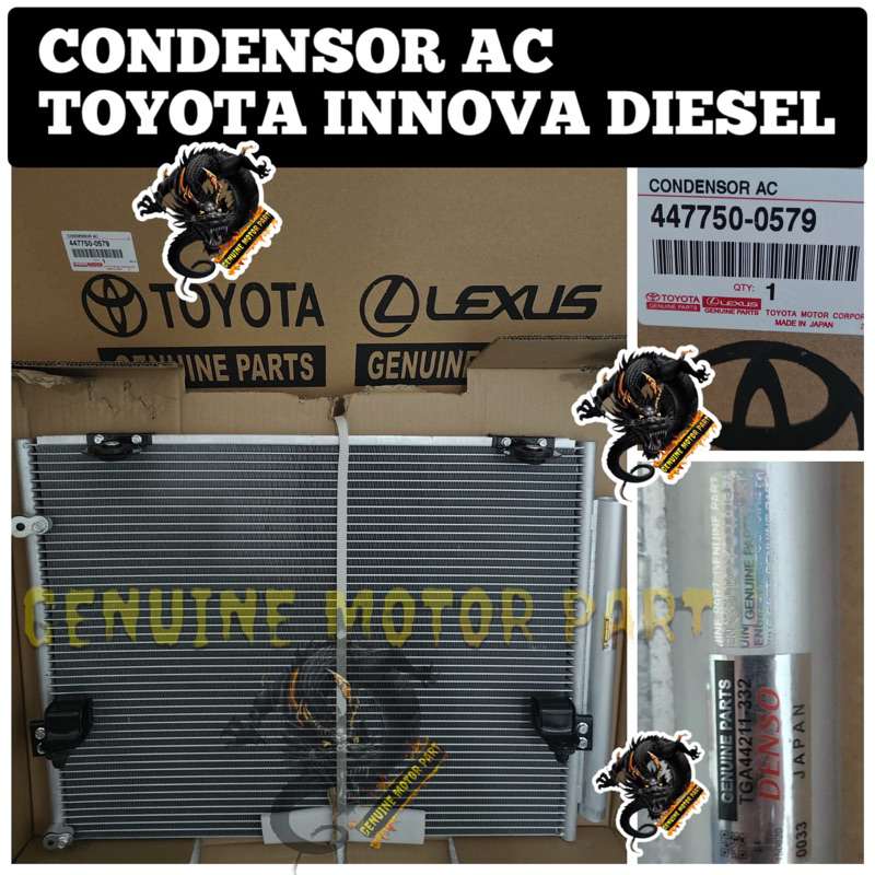 CONDENSOR KONDENSOR AC TOYOTA INNOVA DIESEL DENSO JAPAN