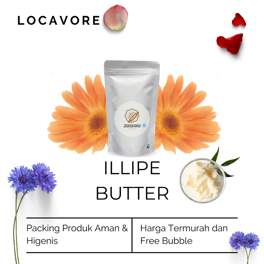 

Illipe Butter Tengkawang Borneo Shorea Stenoptera Butter 100 GR