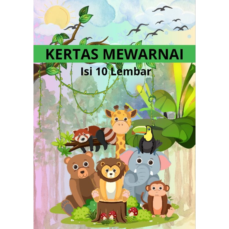 

Kertas Mewarnai Anak Anak Edisi Hewan/Animal