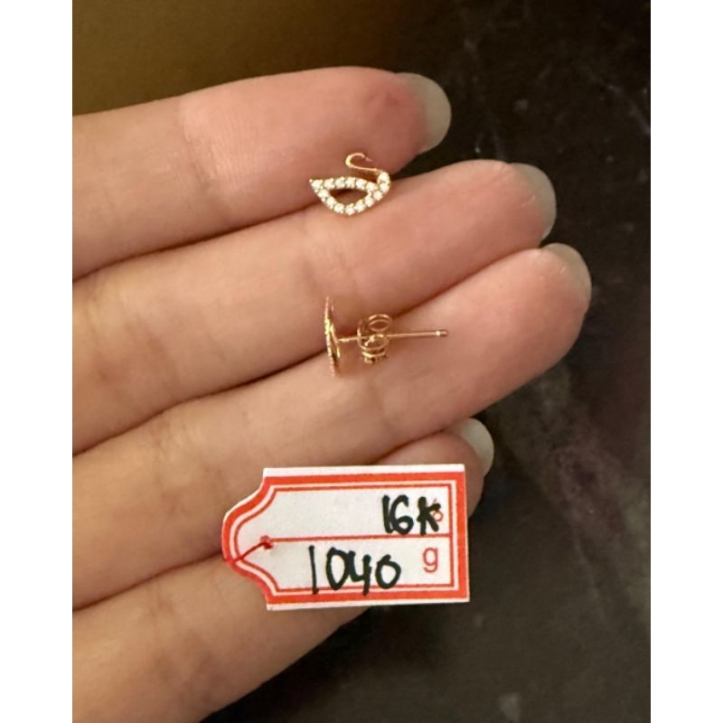 Anting emas 70 bebek permata