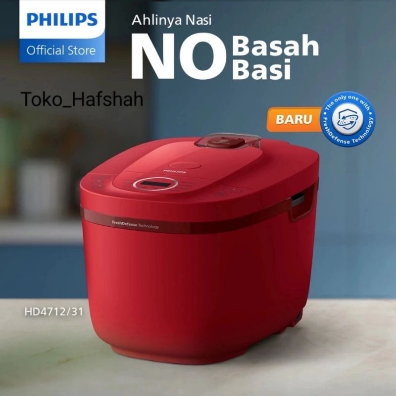 PHILIPS Rice Cooker Digital 1.8 Liter - HD4515/HD4712 BATAM