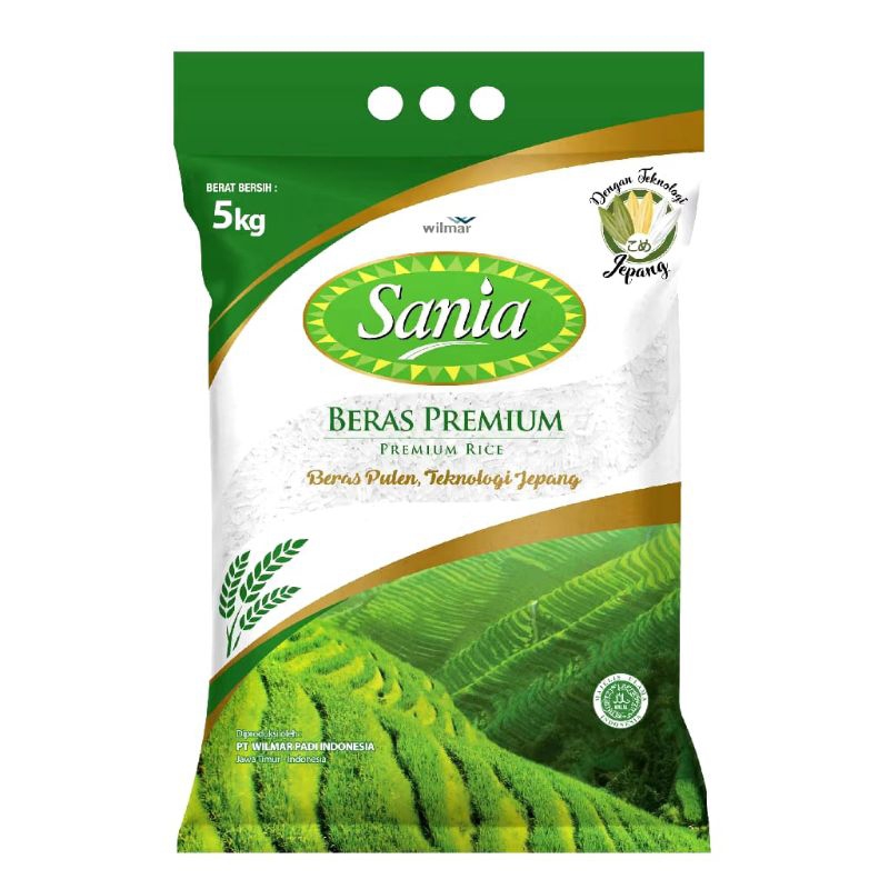 

beras premium Sania 5kg