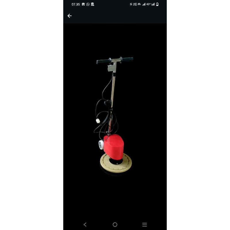 polisher sikat karpet rakitan