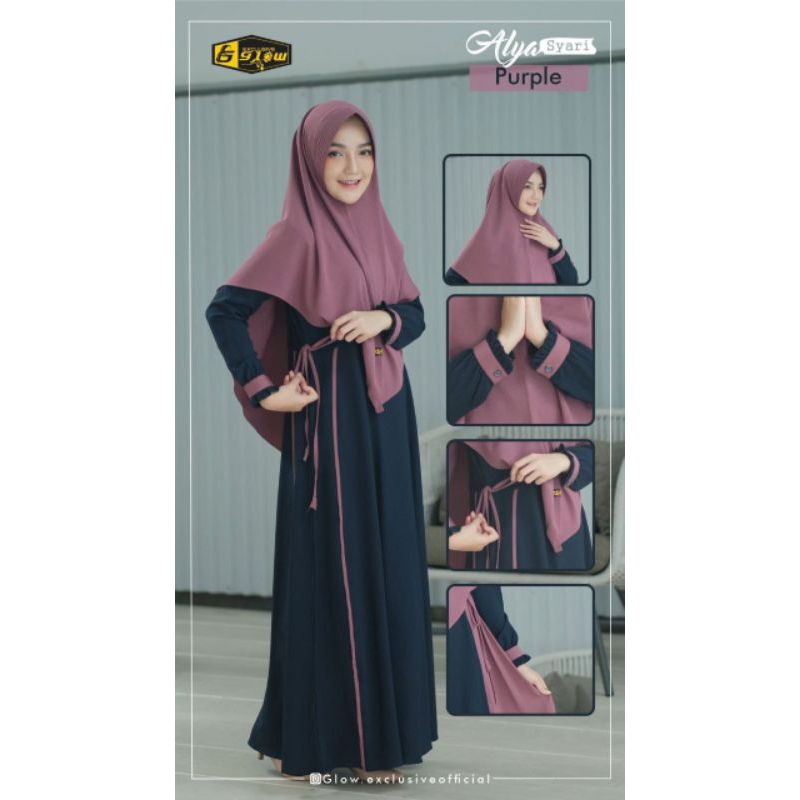 Gamis Alya Syari By Glow exclusive