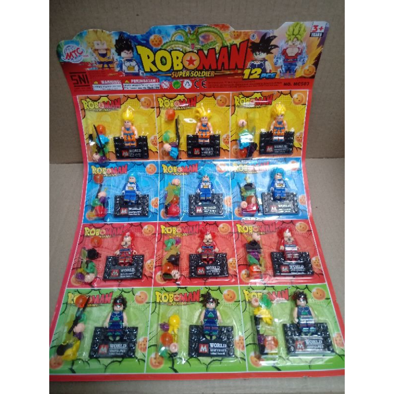MAINAN ROBOMAN DRAGON BALL/BRICK DRAGON BALL ISI 4PCS