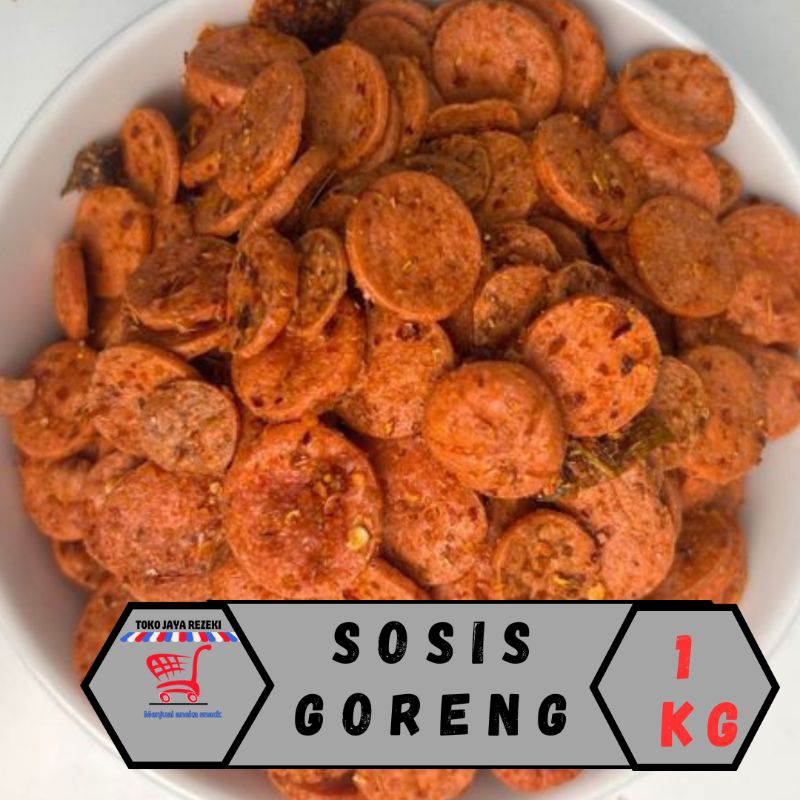 

1 KG SOSIS GORENG BUMBU PEDAS GURIH KERIPIK VIRAL TERMURAH CEMILAN SOSRENG ENAK BUMBU MELIMPAH TERMURAH