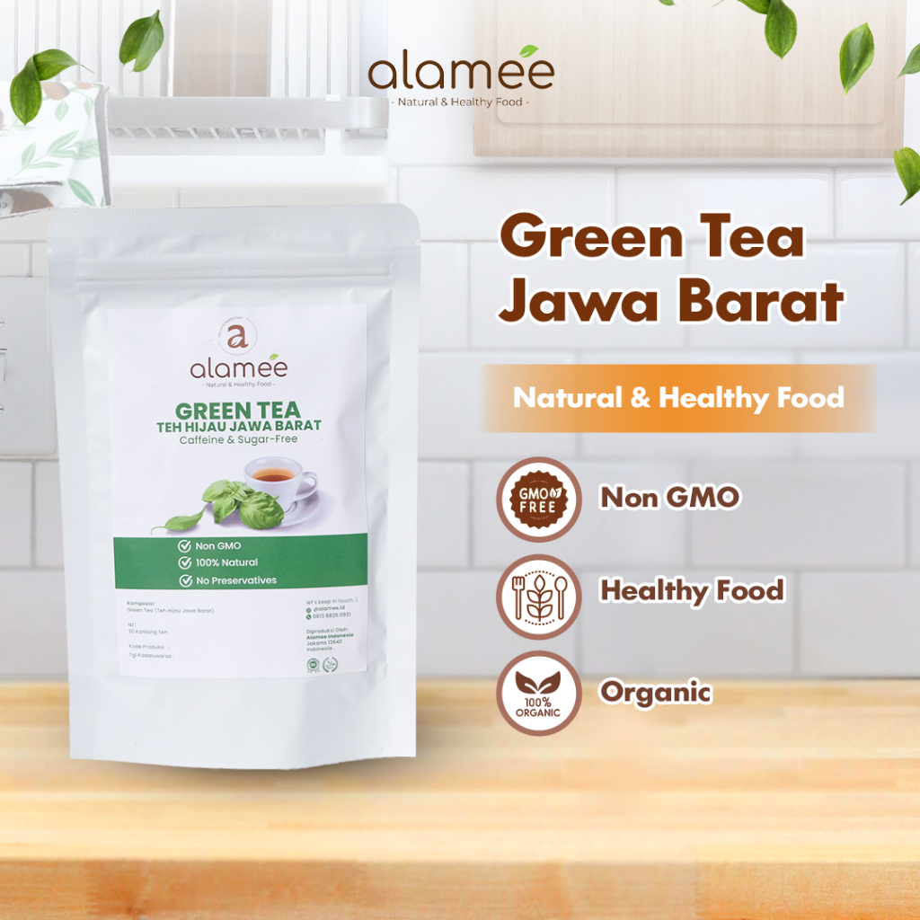 

ALAMEE Teh Hijau Diet Green Tea Greentea Organik Jawa Barat