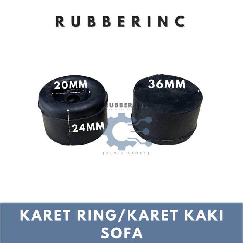 KARET RING PENDEK-KARET TAPAK KAKI/KARET ALAS KAKI SOFA