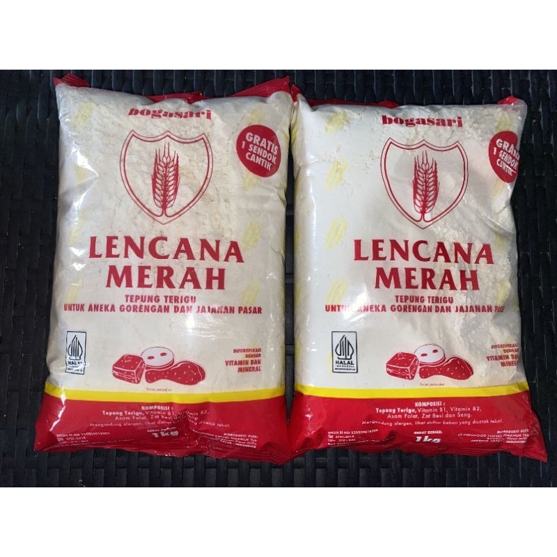 

TEPUNG TERIGU LENCANA MERAH 1kg