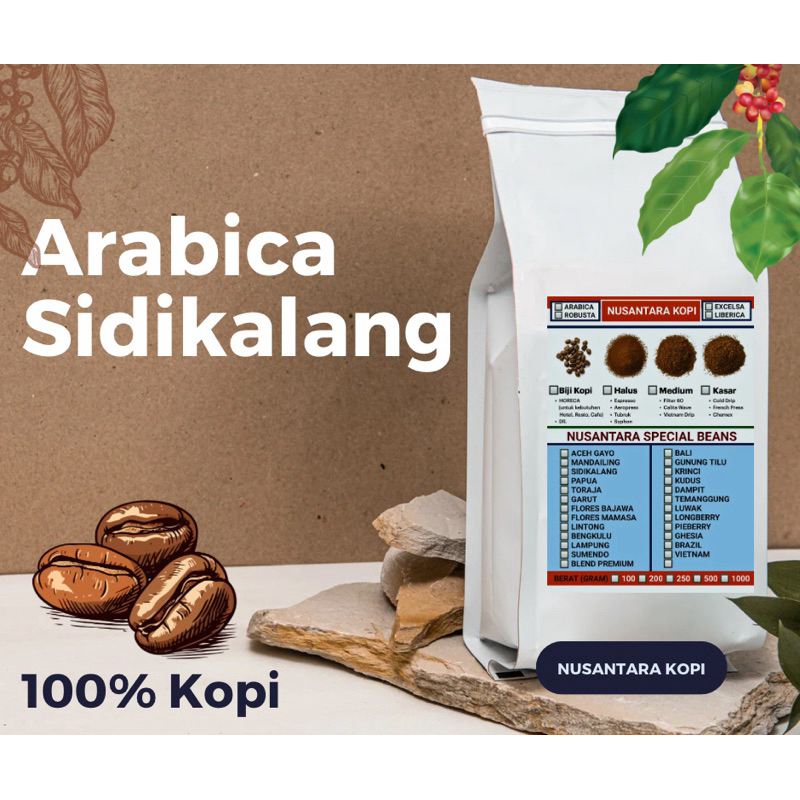 

Nusantara Kopi Arabica Sidikalang 100%