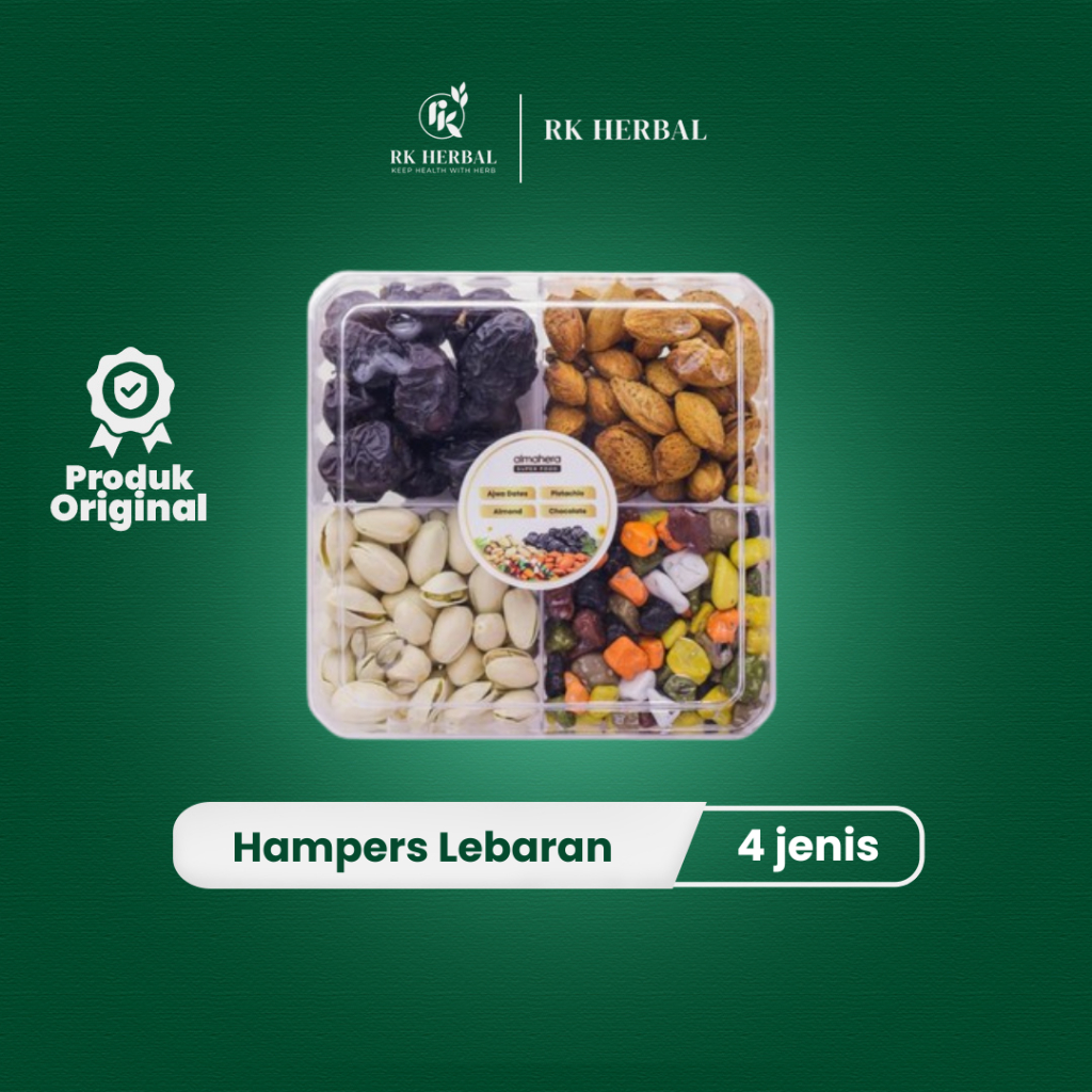 

Hampers Lebaran - Kurma Khalas Kacang Arab Pistachio Almond