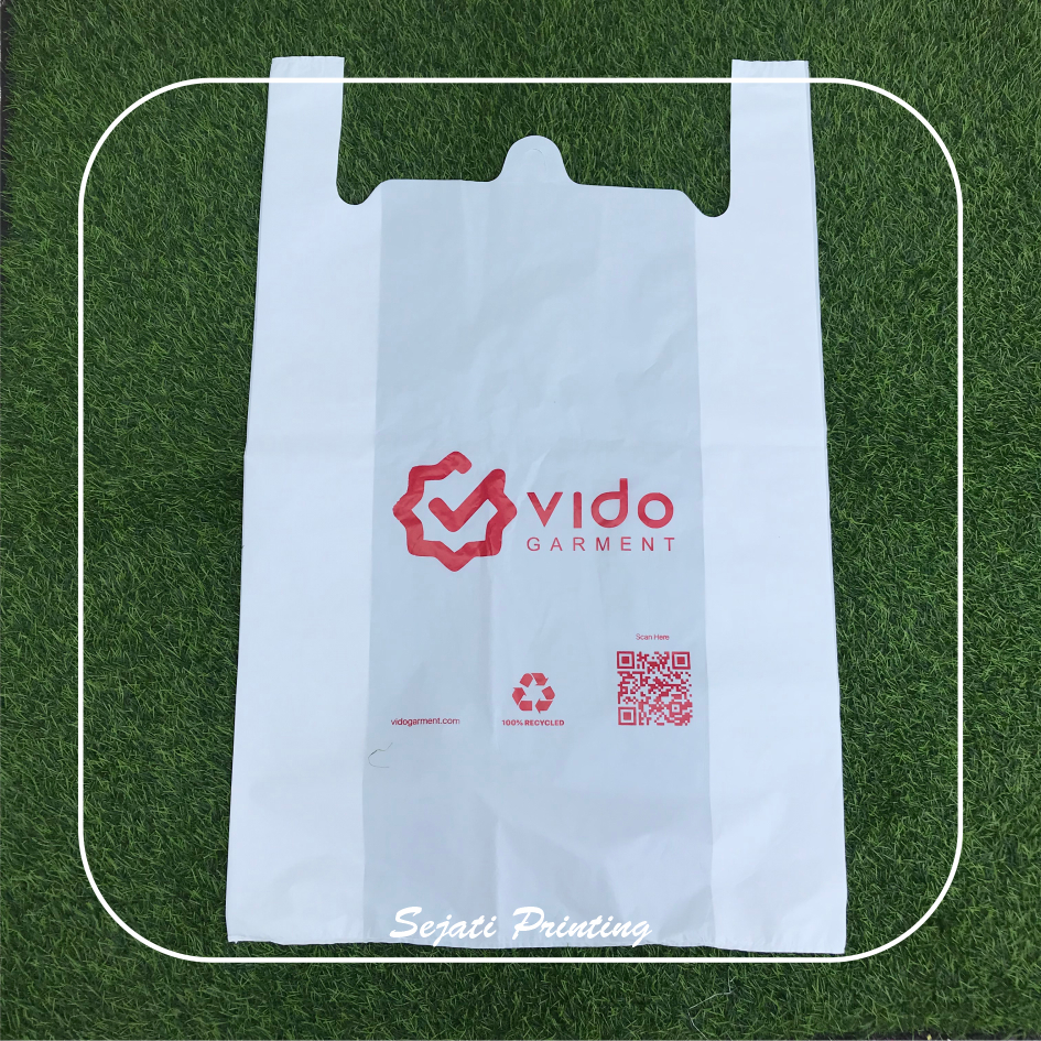 (Isi 100pcs) Plastik Sablon Murah HD Kresek 50 x 80cm , FREE DESAIN - SEJATIPRINTING
