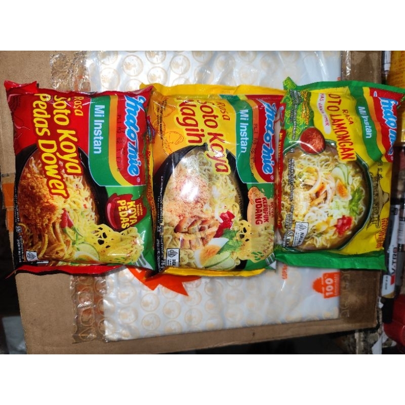 indomie kuah soto koya mie instan
