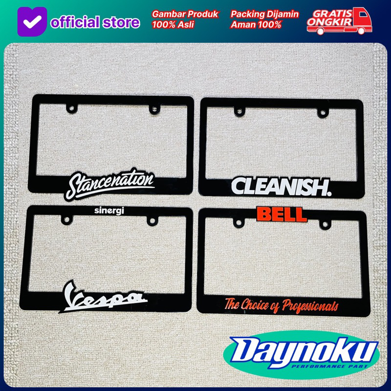 Frame Plat Nomor Motor JDM Custom Universal