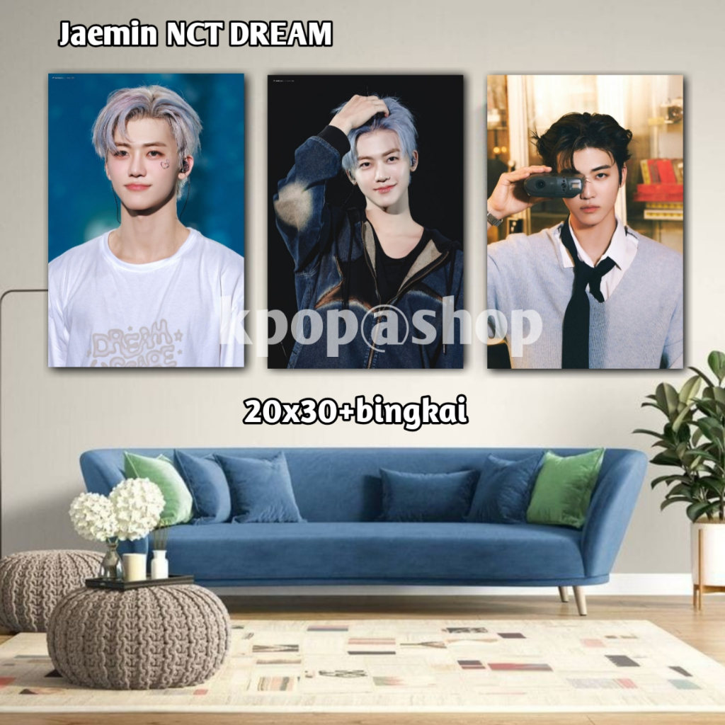 poster kayu JAEMIN NCT DREAM  20X30+BGKAIposter K-POP aesthetic NCT DREAM pajangan dinding NCT DREAM
