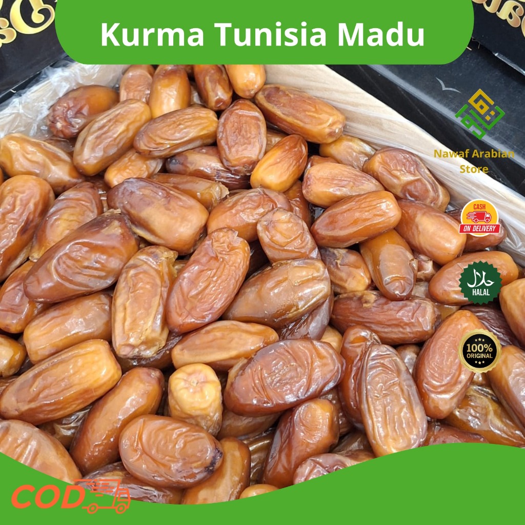 

Kurma MaduTunisia Dus 5 Kg | Tunisia Madu Asli Kualitas Premium Tanpa Tangkai | Oleh Oleh Haji Umroh