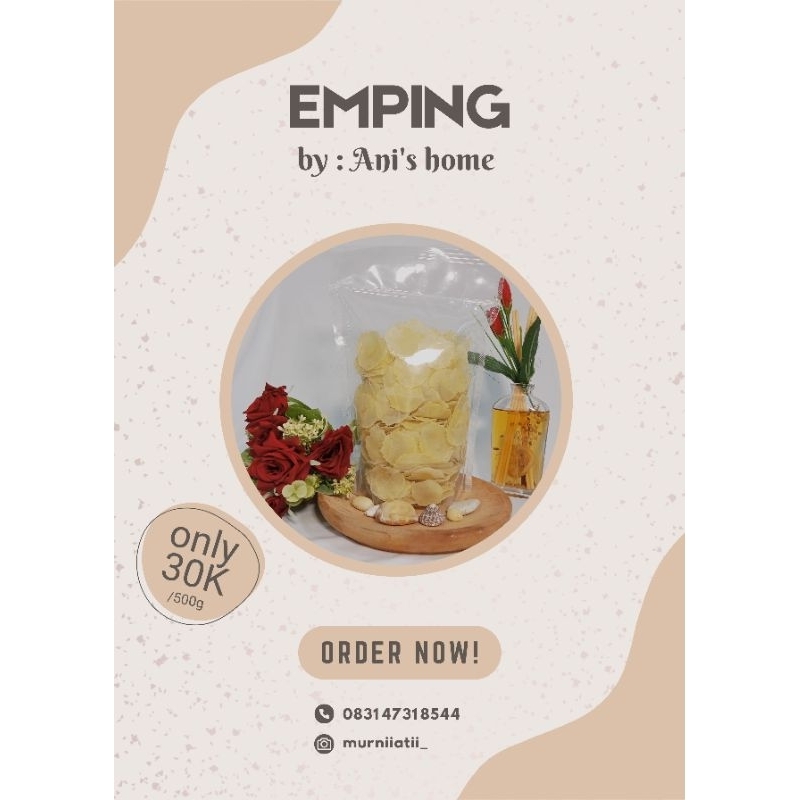 

Emping melinjo asli berat 500g by Ani's home