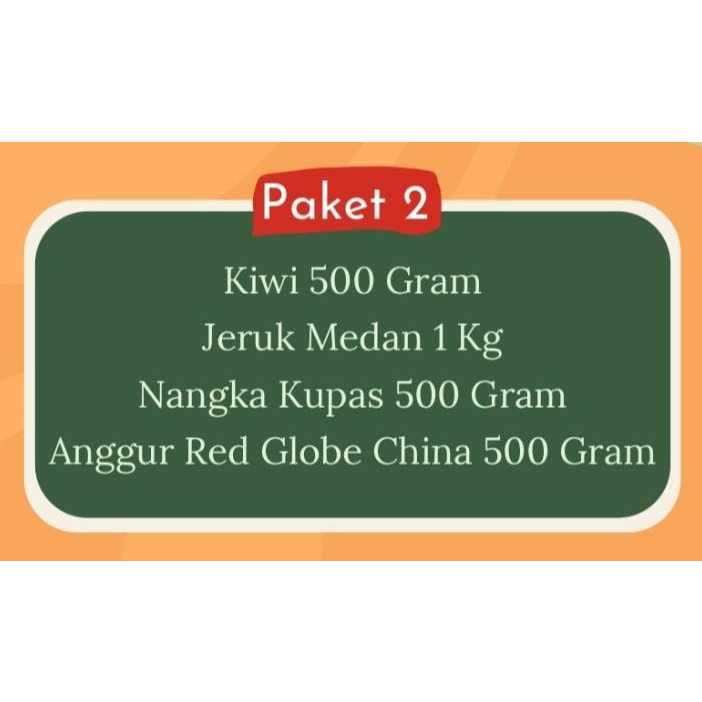 

Menu Paket Buah-Buahan Segar 2 - Fresh, Manis dan Segar 1 Kg