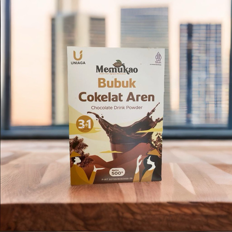 

Cokelat aren 3in1 memukao kemasan 500g