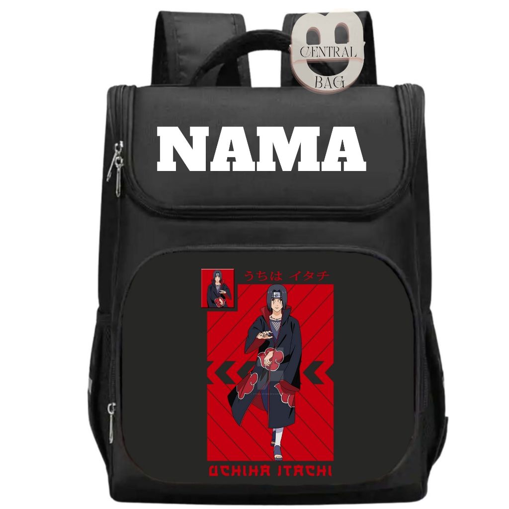 Tas Import Custome Gambar Itachi Uchiha Free Nama Sablon