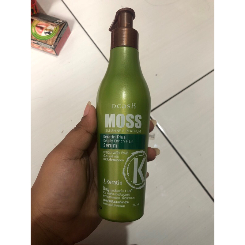 READY STOCK DCASH MOSS KERATIN SERUM THAILAND