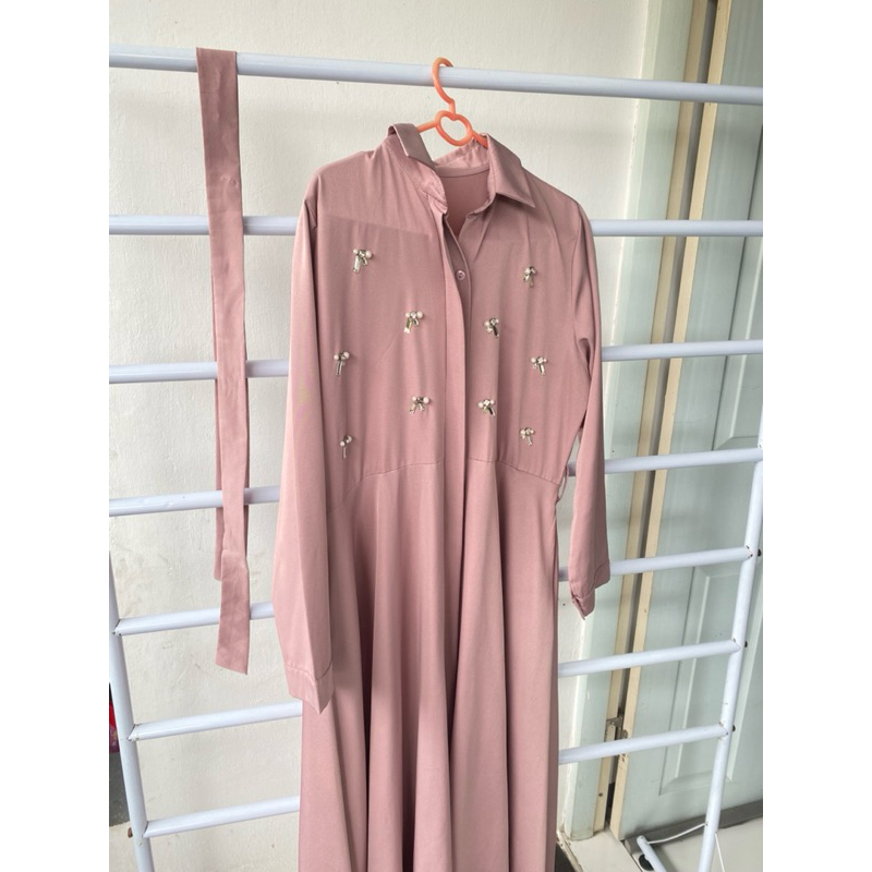 PRELOVED DRESS DUSTY PINK