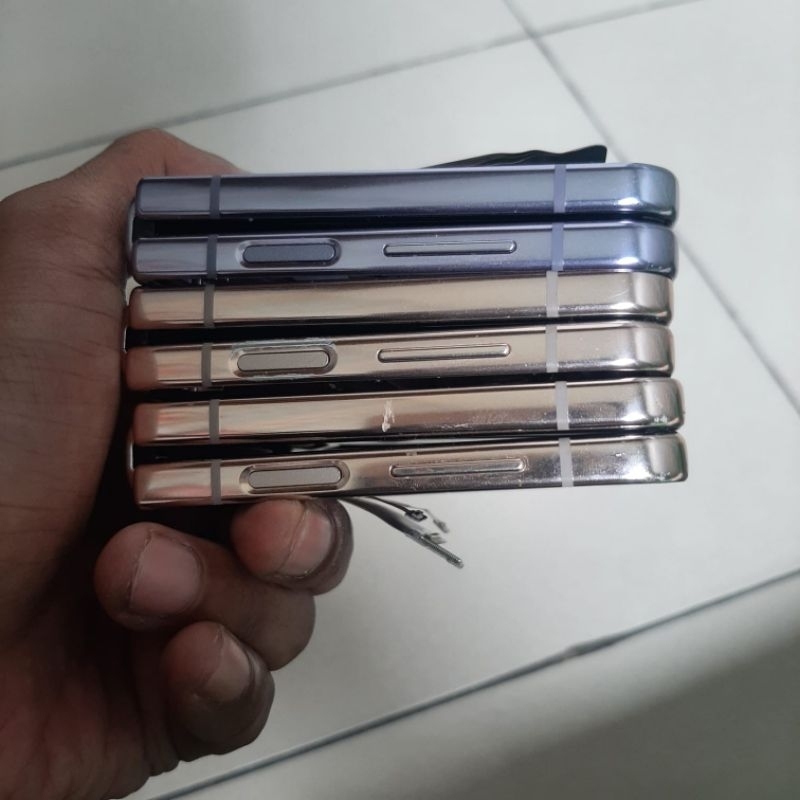 Lcd Frame Samsung Z Flip 4 Original Copotan Minus Bengkok