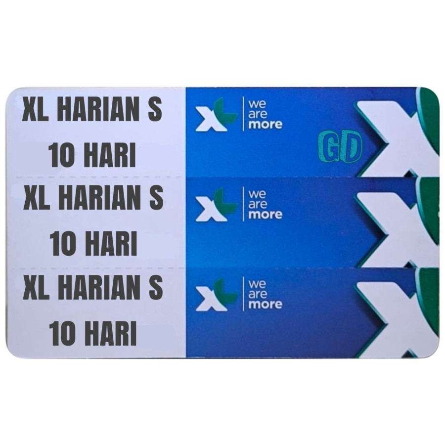 VOUCHER XL HARIAN XS 3GB 10HARI / S 4GB 10HARI / M 5GB 10HARI