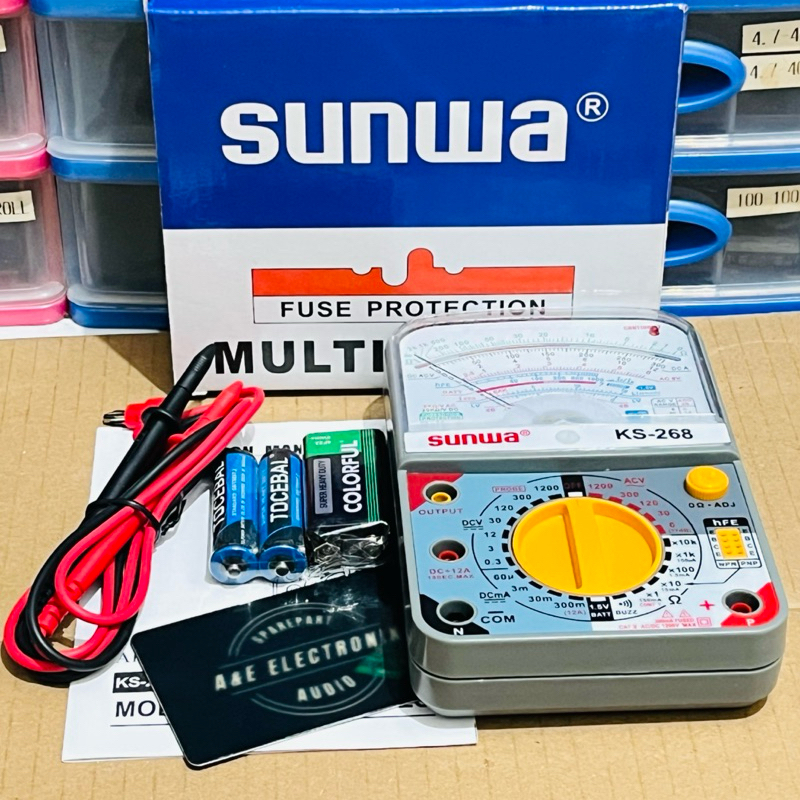 Multitester Analog SUNWA KS-268 Multitester Original Sunwa
