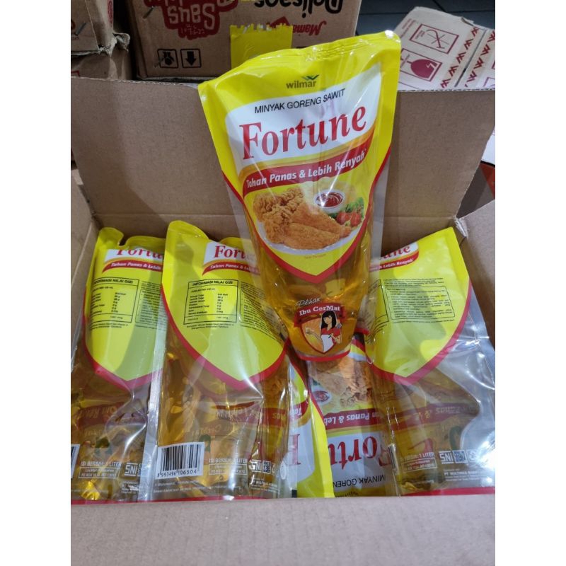 

[MAX CO 1 KARTON] Fortune Minyak Goreng Refill 1 Liter Isi 12