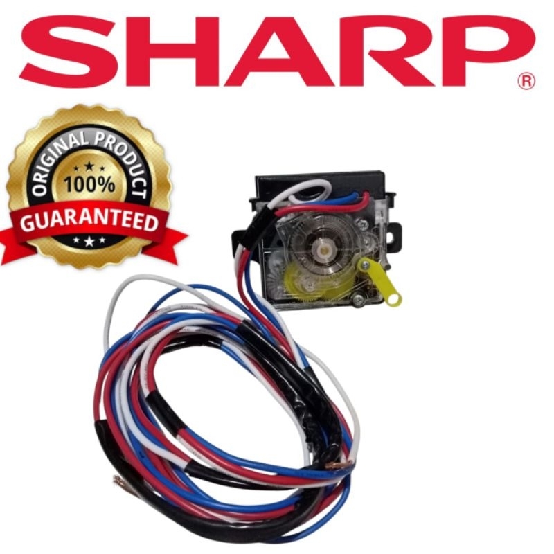 ORIGINAL PRODUK SHARP TIMER PENCUCI MESIN CUCI 2 TABUNG KABEL 3(45 MENIT)