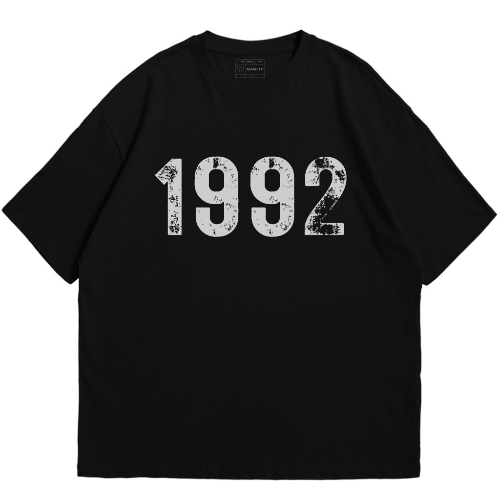 MANCIX 1992 BOLD LIVE BOLD Oversize Katun Combed 20s Grade A dengan Sablon DTF Premium Tebal