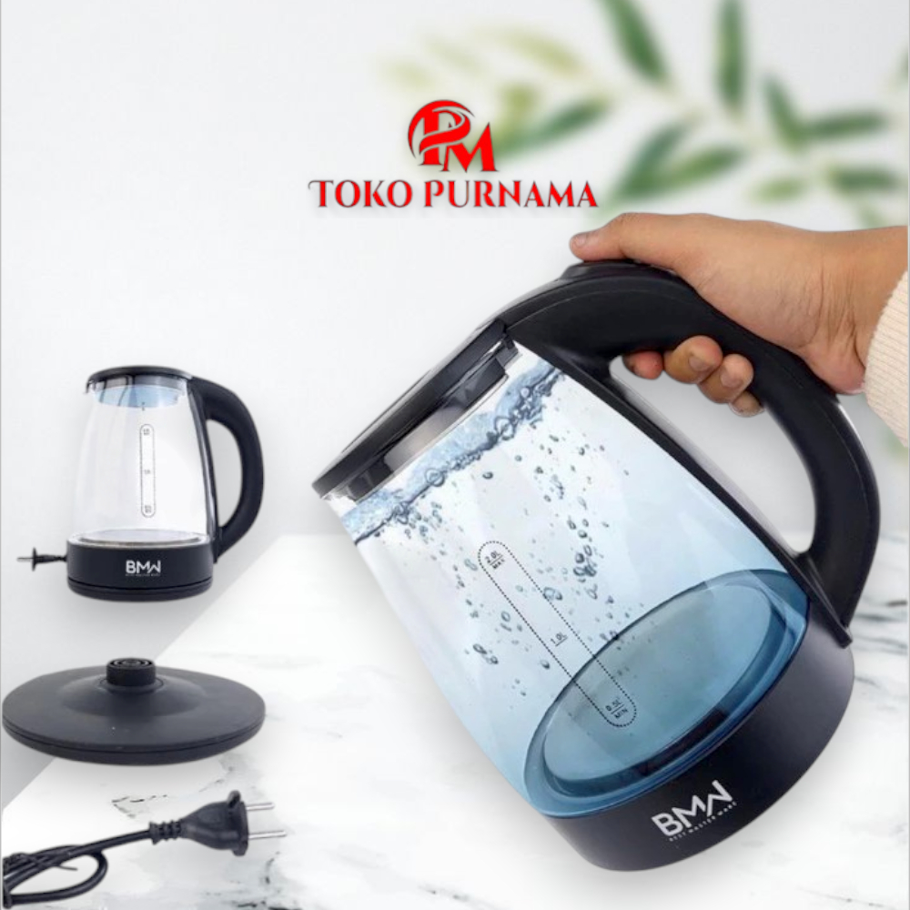 Teko Air Minum Teko Kettle Electric Kapasitas 2L Teko Listrik Stainless Steel Pemanas Air Kettle Bes