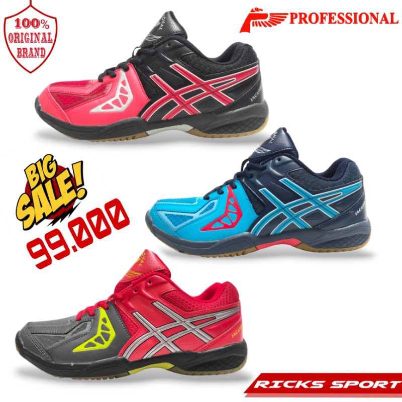 PROMO OBRAL Sepatu Badminton Professional Jaguar - CUCI GUDANG Sepatu Badminton Professional