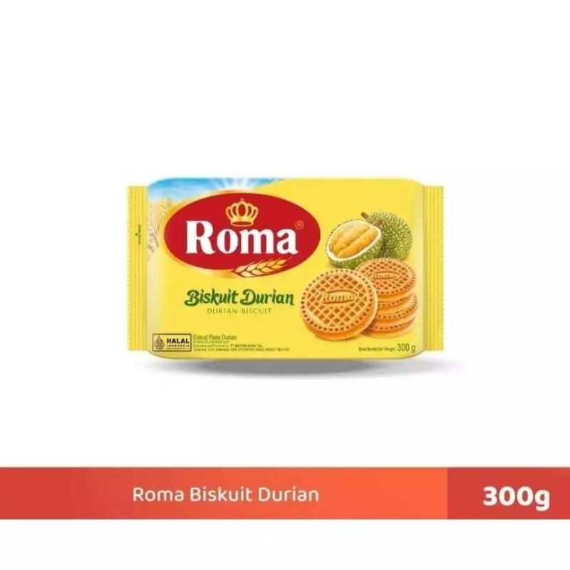 

Roma Biskuit Durian 300gr