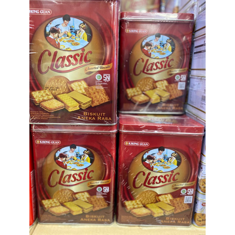 

KHONG GUAN CLASSIC BISCUITS ANEKA RASA 600 GRAM SPECIAL LEBARAN