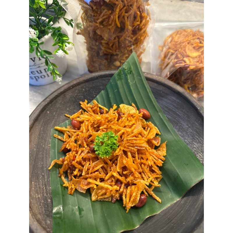 

SNACK KERING KENTANG TEMPE KACANG / CEMILAN KERIPIK LAUK TEMPE KACANG KENTANG