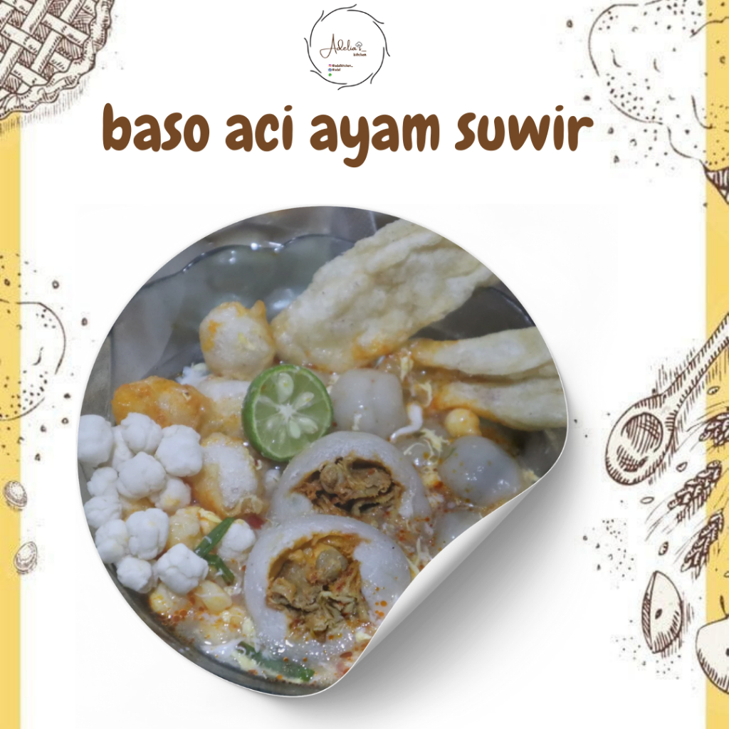 

boci ayam suwir/makanan instan