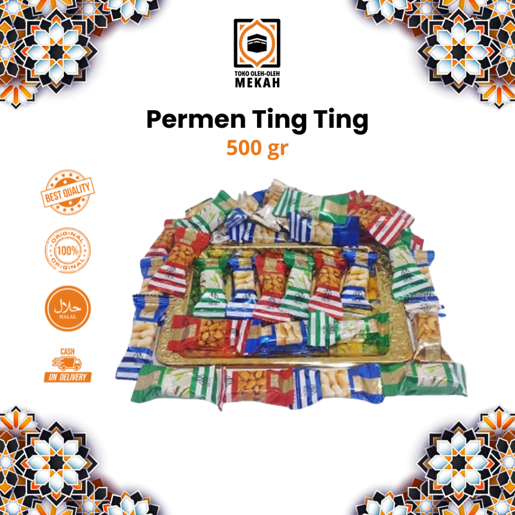 

TYL Permen Ting Ting Kacang Mede - Lotus - Walnut - Pistachio Kemasan 500gr