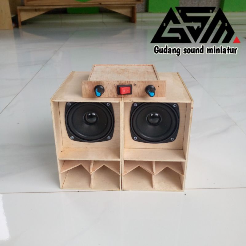 PAKET HEMAT SOUND SISTEM MINIATUR 3INCH SIAP BUNYI