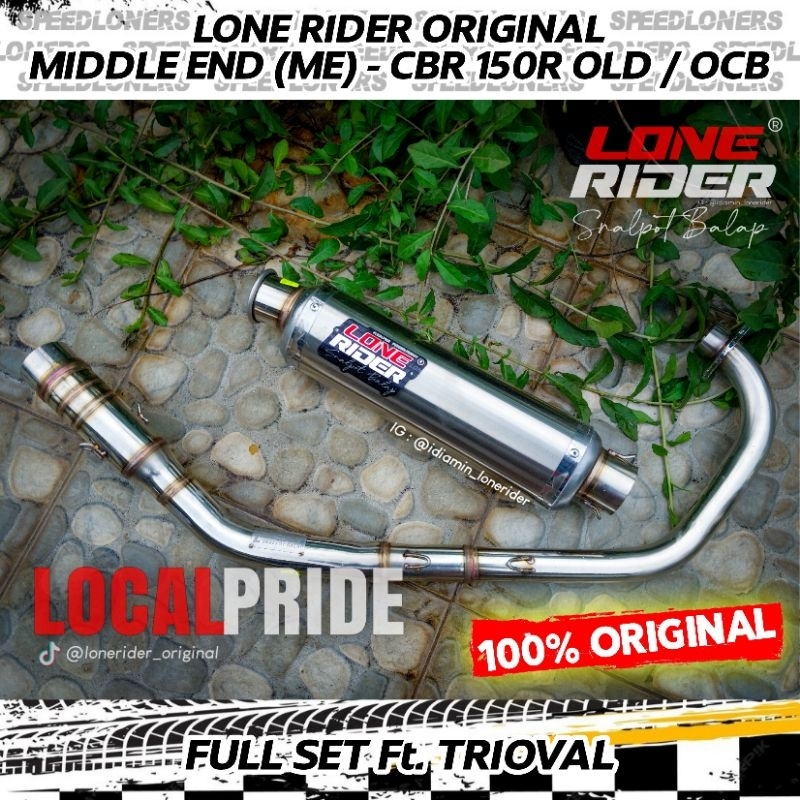 Knalpot Lone Rider - LONE RIDER ORIGINAL - Pipa Only ME Middle End- CBR 150R OLD - OLD CB 150R