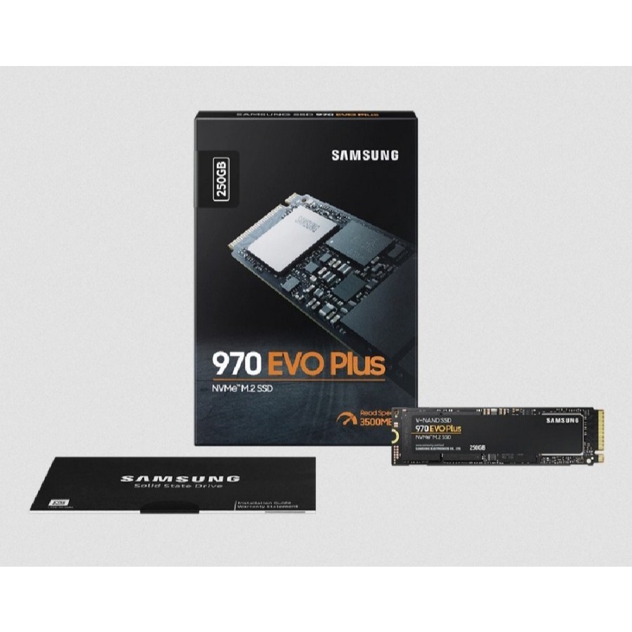 SSD SAMSUNG 970 EVO PLUS 250GB 500GB 1TB 2TB SSD M.2 NVMe PCIe 3.0
