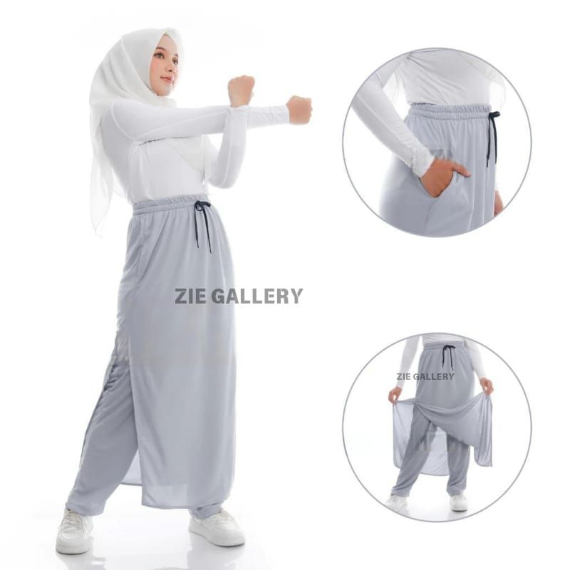 Rok Celana Olahraga Wanita Terbaru 2025 - Rocela Outfit Olahraga Muslimah Skirt Sport